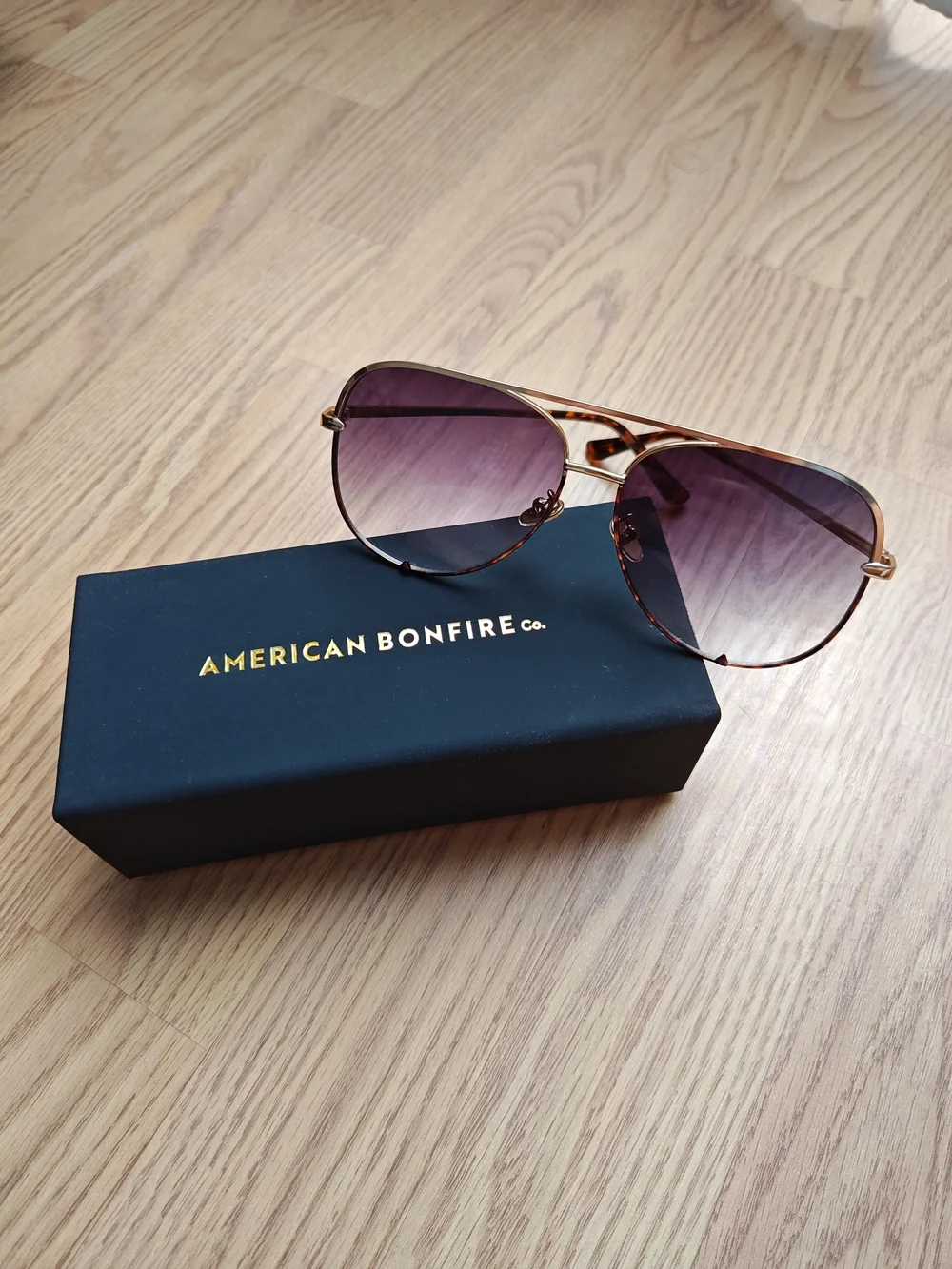 American Bonfire Hollywood Gray Gradient Sunglasses